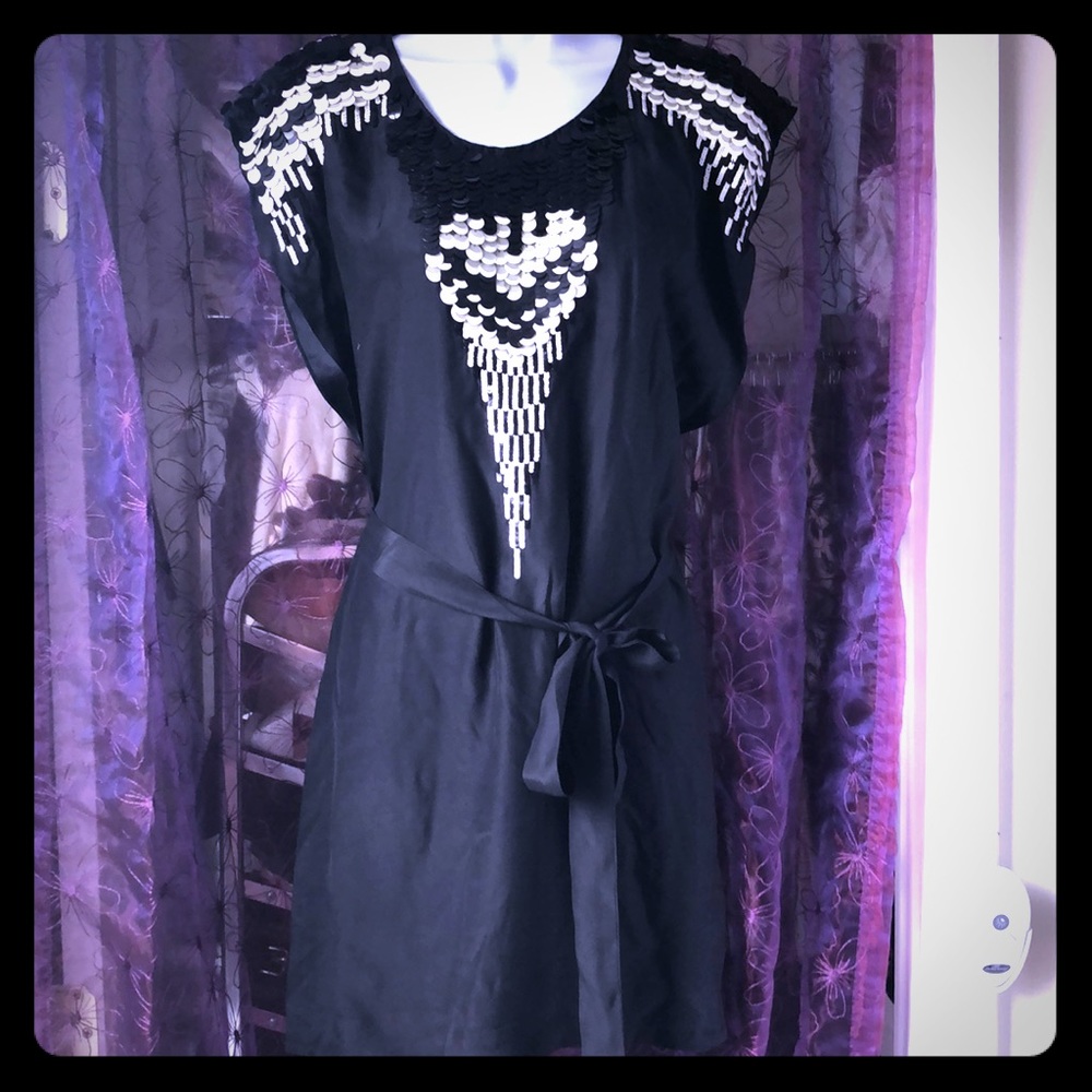 Hand-crafted silk cocktail dress